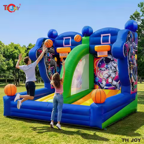 4x3x3mH Custom Made Inflatable Basketball Hoop Game Basketball Shooting Tossing Game New Popular Car