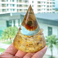 7cm Orgonite Pyramid Orgonite Pyramid Spotted Colorful Snail Ornaments Help Good Luck Good Luck Stre