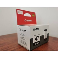 Canon PG47 Genuine Black Ink Cartridge For Canon PiXMA E3170 / E3177 / E3370 /E400/E410/E417/E460/E470/E477/E480/E4270
