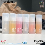 PREVAL Lip Oil, Transparent Glass Lip Balm, Lip Care Serum Moisturizes Fragrance Big Brush Head Lip 