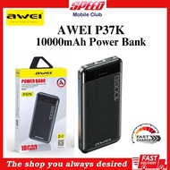 AWEI P37K 10000mAh Portable Powerbank | PowerFull Fast Charging | 2 OutPut - 2 InPut | Brand New With Warranty !!!