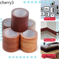 CHERRY3 5M/Roll Tape Floor Duct Tape Skirting Line Wood Grain