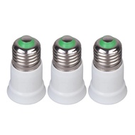 Mojito 3PCS E27 Bulb Socket Extension Adapter 65mm Length Plastic Metal Construction