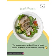 【Ready-to-Eat】Black Pepper Chicken Breast - Sous Vide Cooked , 180-200 gram , Healthy Meal 【 Free Sh