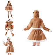 Reindeer Costume Holiday Dress For Women With Blend For Christmas Shows Stage