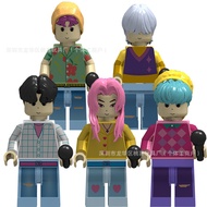 4.22-New Product KPop Demon Hunters KPop Demon Hunters Building Block Assembly Model Toy Doll
