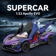 DL 1:32 Apollo Automobil GmbH sports car Metal Alloy Toys Car Model Diecast Vehicle For Boys Kids Si