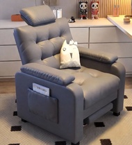 Beige 休闲电脑椅 Computer Chair 護脊電腦椅 懶人靠背辦公椅 Office Chair 辦公椅 電競椅 大班椅 电脑椅 可躺辦公椅 Gaming Chair Free 休閒座椅 躺