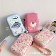 | 钱包 | 卡包 【beg duit wanita】 ❆Cartoon Hard Disk Power Bank Storage Bag Coin Purse Rectangular Headpho