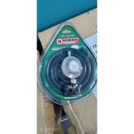 READY STOCK💥PETRONAS SAFETY GAS REGULATOR WITH HEAVY DUTY 1.5M GAS HOSE AND CLIPS