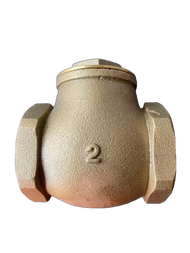 เช็ควาล์ว check valve ทองเหลือง ใช้ได้ทั้งแนวนอนและแนวตั้ง สวิงทองเหลือง (มีให้เลือกหลายขนาด) วาล์ว