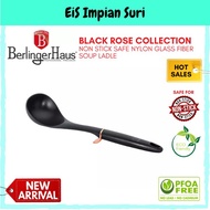 (Ready Stock) (BH-6205) Berlinger Haus Nylon Soup Ladle - Black Rose