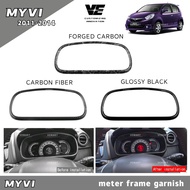 Vemart perodua myvi lagi best 2011-2014 carbon fiber meter cover frame accessories myvi se advanced 