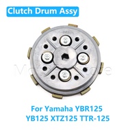 4PCS For Yamaha YBR125 YB125 XTZ125 TTR125 YBR YB XTZ TTR 125 Motorcycle Clutch Setup Drum Assy Bask