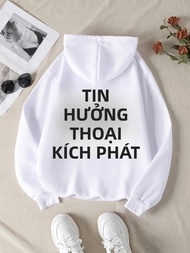 Áo Hoodie Christian Faith Over Fear Jesus Bible Verse Print Áo Nỉ Thông Thường Dành Cho Nam Và Nữ Th
