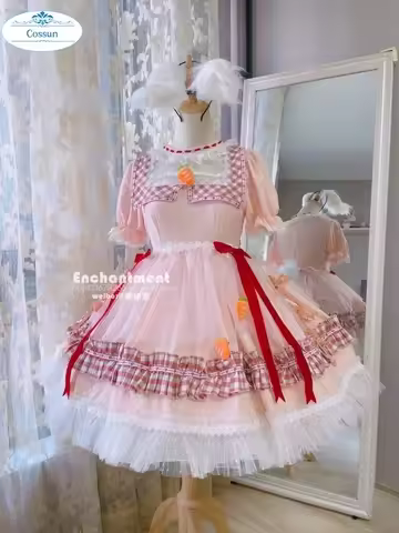 Touhou Project Tewi Inaba Dress Cosplay Costume Cos Belly Black Rabbit Game Anime Party Uniform Hall