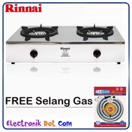 RINNAI Kompor Gas 2 Tungku Seri Komersil RI-2 RSP - SI API BESAR