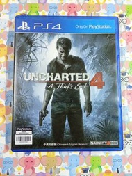 Uncharted 4 香港版 二手 英語 中文英文字幕 PS4 game 