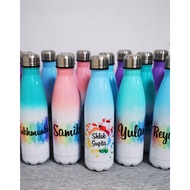 Customised Personalised 304 Stainless Steel Thermal Flask, Water Bottle, Tumbler Flask 500ml