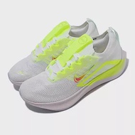 Nike 慢跑鞋 W Zoom Fly 4 PRM 女鞋 氣墊 路跑 白 螢光黃 DN2658-101