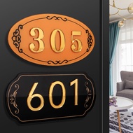 house Number Plate Plat Nombor Rumah Signage Papan Tanda Alamat No Rumah Minimalist Sign Modern Desi