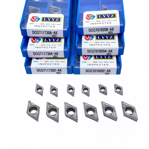 DCGT070202 DCGT070204 DCGT0702028 DCGT11T302 DCGT11T304 DCGT11T308 AK Y01 Cutting Tool Aluminum Turn