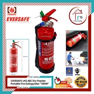 EVERSAFE 1kg ABC Dry Powder Fire Extinguisher With SIRIM Certified/ Fire Extinguisher/ Alat Pemadam 