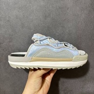 🤩必備機能涼拖🤩 Super Comfortable Functional Slippers | 透氣緩震防滑可調節 | Nike Offline 2.0 灰藍渲染情侶款穆勒涼拖|