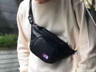 日本預訂 the north face purple label 皮質斜跨包 腰包