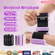 [SG LOCAL] Ankle Wrist Weights Bracelet Exercise Adjustable Weight Wrist Band for Running Workout Wa