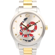 [มือสอง] นาฬิกา Gucci GUCCI G-Timeless 126.4 สีเงินชุบทอง (Gold Plated) สแตนเลสสตีล ขนาดสำหรับเด็กผู