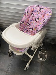 日本罕有電動有音樂 有腳踏款式 Japan Combi Dreamy automatic Sanrio Little Twins Star chair cover Baby Star Aprica c
