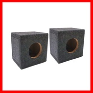 (BOX ONLY) Speaker Box Size 4" (2pcs) - Good Quality Wood
