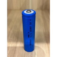 3.7V Rechargeable Battery LI-ION Battery 18650 1200 mAh - 4.4 WH Blue (Button)