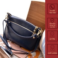 Women's leather crossbody bag, women's handbag, multi-compartment cowhide women's bag, genuine leath