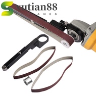 XUTIAN Angle Grinder Belt Sander, Abrasive Belt Sander Grinder Sand Belt|Multipurpose Polishing Modified DIY Electric Belt Sander Grinder Modification Tool