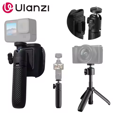 Ulanzi MT88 Tripod Selfie Stick Mini Stand with Backpack Clip for Action Camera DJI Pocket 3 Insta36