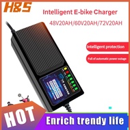 Intelligent Ebike Charger 48V20AH 60V20AH 72V20AH For Battery Lead Acid Battery Charger Smart