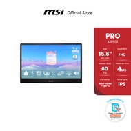 MSI PORTABLE MONITOR PRO MP161 15.6" FHD,IPS,60Hz,4ms (จอมอนิเตอร์)