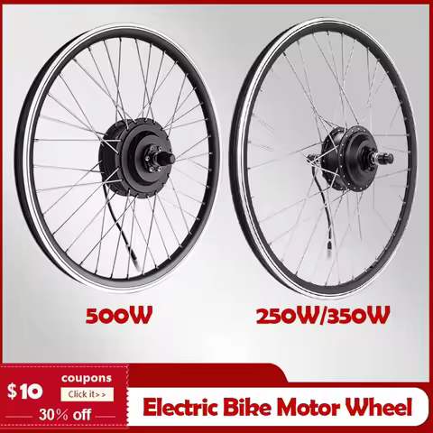 Wheel Hub Motor 36V 48V 500W 350W 1500W Motor Wheel for Bicycle Rear Front Drive Engine E-bike Conve