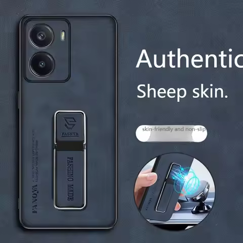 For Realme P3 5G Magnetic Car Bracket Leather Holder for Realme P3 5G Case Cover