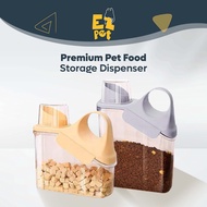 EZPET 【Pet Food Storage Dispenser 】Pet Food Container Bekas Makanan Kucing Cat Food Storage Pet Food