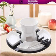[SONONIA] Ceramic Warmer Set, Melting Pot Hot Pot Bowl, Melting Pot Hot Pot Bowl Set with 4