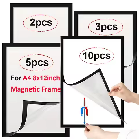 2/3/5/10pcs A4 8x12Inch Rubber Magnet poster frame Soft Self Diamond Painting Frames A4 Canvas Frame