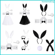 HO Bunny Cosplay Costume Women Easter Bunny Costume Set Rabbit Headband Costume