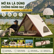 Convenient self-expanding tent, easy to fold, triangle tent automatically opens quickly to carry whe