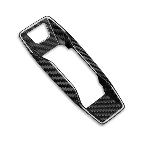 Real Dry Carbon Fiber Car Gear Shift Trim 2025-UP LHD For A3/A5/A6/Q5/Q6/SQ5/SQ6/RS3 S E-Tron GT/RS 
