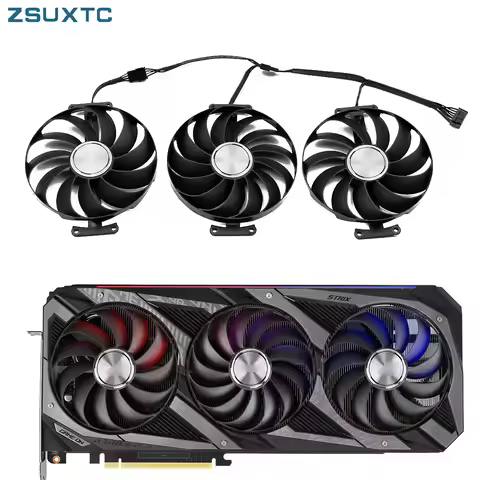 95mm CF1010U12D Graphics Card Fan Replacement ASUS Rog Strix RTX 3060 3070 3080 Ti 3090 Gaming GPU C
