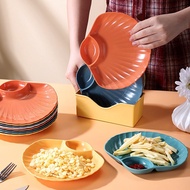 3pcs Shell Plates Plastic Plates Plastic Plates