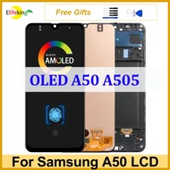 6.0'' AMOLED Screen For Galaxy A50 A505 Display A505F A505FN/DS A505F/DS Touch Screen Digitizer Repl